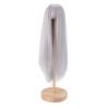 1/4 Doll Wig DIY Simulated Scalp High Temperature Silk Ball Jointed Doll Wig Long Straight Hair with Bangs for 7 to 8in Dolls Styling Hair Replacement (Haze Blue) view 1