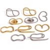 IREAKZGN Minimalist Geometric Line Double Finger Ring SET Stainless Steel Minimalist Jewelry Gift 1Pcs(JDR2407028-S) view 1