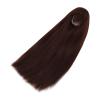 1/4 Doll Wig DIY Simulated Scalp High Temperature Silk Ball Jointed Doll Wig Long Straight Hair with Bangs for 7 to 8in Dolls Styling Hair Replacement (Dark Brown) view 4