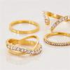 IREAKZGN Shiny Geometric Rings StainlessSteel Finger Jewelry For Gift 1Pcs(JDR0305009) view 3