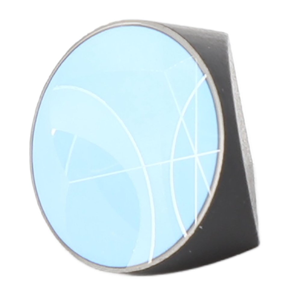 Pongnas Corner Cube Prism Optical Glass Total Station Prism 17.8mm Diameter for Surveying