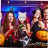 Abaodam 2Pcs DIY Lightweight Blank Plastic Masks for Cosplay Masquerade Halloween Parties Craft Projects Comfortable Unpainted Animal Face Masks view 2