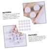 BESPORTBLE 100Pcs Round Rattle Bell Boxes DIY Accessories for Soft Sound for Plush and Doll Making view 3