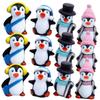Beaupretty 12Pcs Miniature Penguin Figurines Small Cartoon Decoration for Cake Topper Indoor Outdoor Use Play Pretend Photo Prop Ornament view 1
