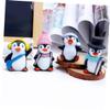 Beaupretty 12Pcs Miniature Penguin Figurines Small Cartoon Decoration for Cake Topper Indoor Outdoor Use Play Pretend Photo Prop Ornament view 2