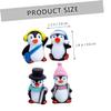 BESPORTBLE 12Pcs Miniature Penguin Figurines Micro Penguin Statues Cute Cartoon Cake Decorations for Boys Decor Indoor Outdoor Use Realistic Small view 2