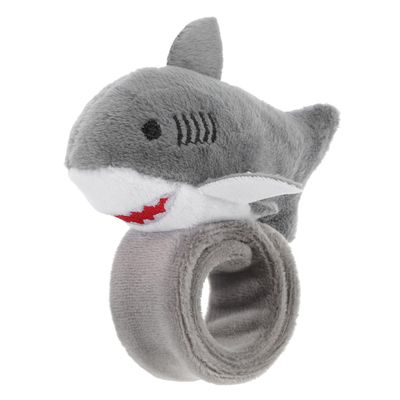 ABOOFAN Plush Shark Slap Bracelet Soft Animal Wristband Party Favor Comfortable Birthday Gift