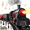 DULONIME Train Set for Toddlers 2-4, Electrical Trains with Track, Smoke, Light, Sound and Scene, Christmas Train Sets for Around The Tree, Christmas Birthday Gifts for Boys Girls 3-8 Years Old view 1