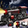 DULONIME Train Set for Toddlers 2-4, Electrical Trains with Track, Smoke, Light, Sound and Scene, Christmas Train Sets for Around The Tree, Christmas Birthday Gifts for Boys Girls 3-8 Years Old view 3