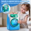 KIZONLY Toy Cleaning Set for Toddlers 1-3, Kids Cleaning Toy with Toddler Vacuum Cleaner, Toy Washing Machine, Small Iron, Light and Sound, Pretend Play Birthday Gifts for 3 4 5 6 7 8 Year Old Girl view 2
