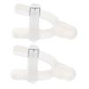 2pcs Finger Teether Gloves Silicone Thumb Guard Bite Cover for Boy Girl Months Relief Thumb Protectors Transparent view 1