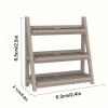 1:12 Miniature Storage Shelf, Multi-Layer Storage Cabinet, Plastic Organizer for DIY Room Decor, Home Decor, Doll Furniture view 2
