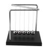 Pilipane Balance Steel Swing Balls Z Shape N Shape Wooden Base Pendulum Ball for Home Decoration Fun Science Accessories Innovative Design Physics Learning Tool Desk Ornament view 1