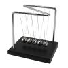 Pilipane Balance Steel Swing Balls Z Shape N Shape Wooden Base Pendulum Ball for Home Decoration Fun Science Accessories Innovative Design Physics Learning Tool Desk Ornament view 2