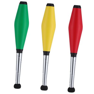 BCOATH 3 Pcs Lightweight Circus Juggling Clubs Colorful Training Juggling Sticks for Beginners Portable Hand Eye Coordination for Family Fun and Skill Development