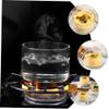 Beaupretty Heat Resistant Glass Serving Bowl with Lid High Borosilicate Food Cereal Stewing Pot for Baking Soup Desserts and Storage view 2