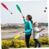 Beaupretty 3 Pcs Professional Juggling Clubs Lightweight PE EVA Material Juggling Sticks for Adults Beginners Training and Performance Supplies view 2