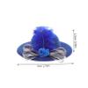 ABOOFAN 6pcs Hats for Animal Figures and Dolls DIY Craft Tiny Dome Caps Style Miniature Hair Accessories for Doll Costume Decoration and Replacement view 2