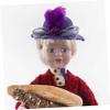 ABOOFAN 6pcs Hats for Animal Figures and Dolls DIY Craft Tiny Dome Caps Style Miniature Hair Accessories for Doll Costume Decoration and Replacement view 4