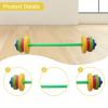 2 Kids Toy Dumbbells, Home Weight Lifting Training Equipment, Exercise Set for 4-7 Years Old Boys and Girls, 2 Long view 2