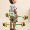 2 Kids Toy Dumbbells, Home Weight Lifting Training Equipment, Exercise Set for 4-7 Years Old Boys and Girls, 2 Long view 4