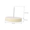BESPORTBLE 6 Set Desktop Felt Doll Stand with Sturdy Metal Needle and Wooden Base Needle Felting Display Holder for Crochet Dolls and Handmade Animal Figures Craft Storage and Presentation view 4