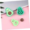 Abaodam 36Pcs Avocado Cartoon Erasers Bulk for Student Prizes Safe Material Creative Small Lightweight Stationery for Classroom and Homework view 3