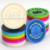 200-1000 Custom Plastic Poker Chips, Personalized Drink Token Chips, Double-Sided Color Print with Your Logo/Image/Text for Bar, Party, Events, Weddings, Schools, Promotions & Coupons (Beige) view 1