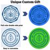 200-1000 Custom Plastic Poker Chips, Personalized Drink Token Chips, Double-Sided Color Print with Your Logo/Image/Text for Bar, Party, Events, Weddings, Schools, Promotions & Coupons (White) view 2