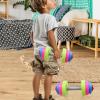 2 Kids Toy Dumbbells, Home Weight Lifting Training Equipment, Exercise Set for 4-7 Years Old Boys and Girls, 2 Short view 4