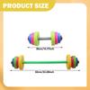 2 Kids Toy Dumbbells, Home Weight Lifting Training Equipment, Exercise Set for 4-7 Years Old Boys and Girls, 1 Long 1 Short view 3