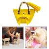 1/6 Mini Handbag Miniature Tote Bag Dollhouse Decoration Accessories Doll Dress Pu Leather for 12inch Dolls BJD Clothes, Yellow view 2