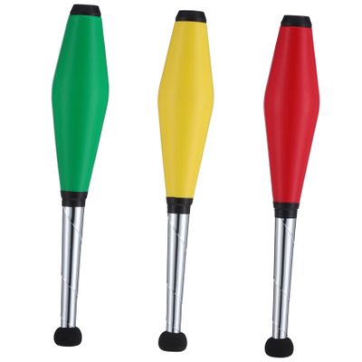 Beaupretty 3 Pcs Juggling Pins for Beginners Lightweight PE EVA Material Colorful Training Clubs for Adults Portable Circus Performance