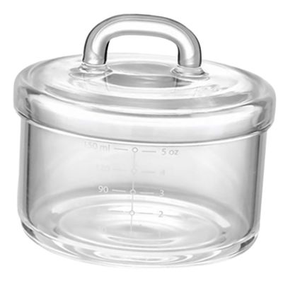 TOYANDONA Heat Resistant Glass Serving Bowl with Lid Borosilicate Food Container for Storage Baking Desserts Soup and Stew Lightweight and Easy to Clean