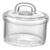 TOYANDONA Heat Resistant Glass Serving Bowl with Lid Borosilicate Food Container for Storage Baking Desserts Soup and Stew Lightweight and Easy to Clean view 1