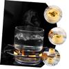 TOYANDONA Heat Resistant Glass Serving Bowl with Lid Borosilicate Food Container for Storage Baking Desserts Soup and Stew Lightweight and Easy to Clean view 2