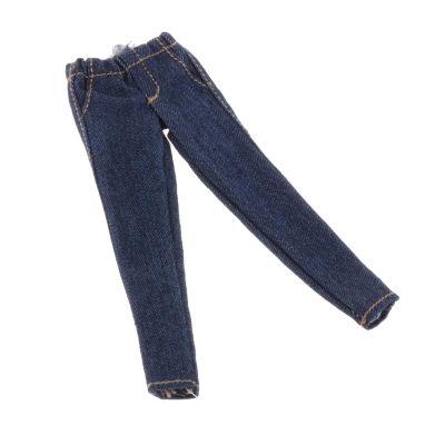 1/12 Doll Pants Cloth Fashion Accessories Costume Figure Doll Pants Miniature Clothes for, Blue