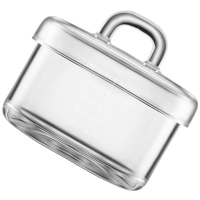 Abaodam Heat Resistant Glass Soup Bowl with Lid High Borosilicate Glass Food Storage Container for Steaming and Baking Clear Soup and Dessert Serving Dish