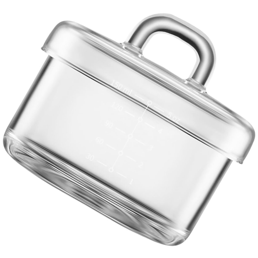 Abaodam Heat Resistant Glass Soup Bowl with Lid High Borosilicate Glass Food Storage Container for Steaming and Baking Clear Soup and Dessert Serving Dish