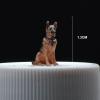 1:64 Scale Tiny Dog Micro Landscape Hand Painted Figurines Decor view 4