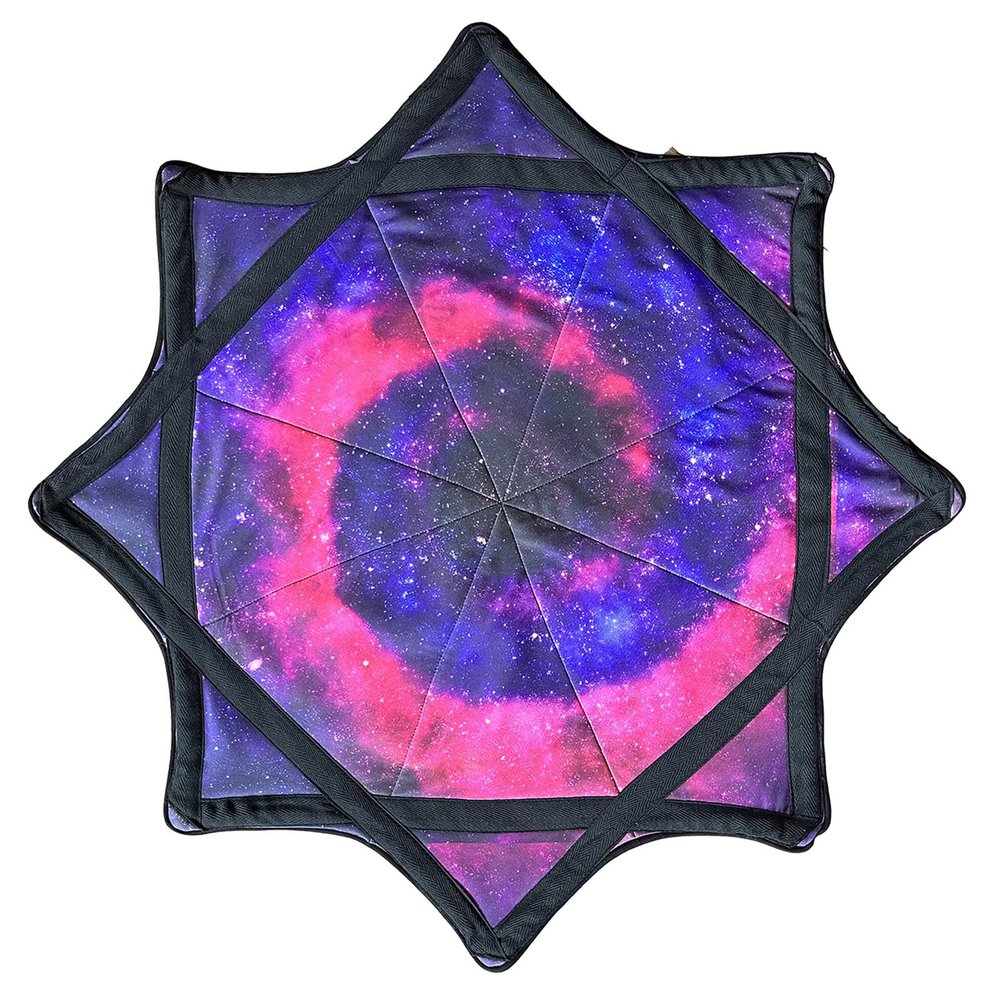 Flowstars Beginner Spinnings Cloth, Fun & Challenging, Easy to Rotate, Sided Print Fingertip Rotating Juggling Toy, Vibrant Patterns for Party Beginners (1B)