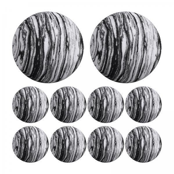 2X 10 Pieces Golf Balls Golf Training Balls Golf Supplies Creative Golf Practice Playground Toy Balls for Driving Range Yard
