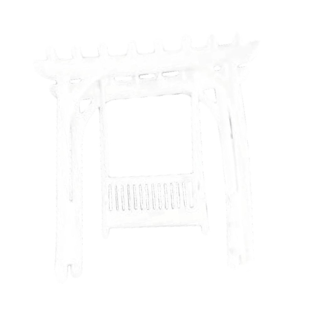 1:64 Outdoor Porch Swing Miniature Furniture for Miniature Scene Accessories