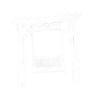 1:64 Outdoor Porch Swing Miniature Furniture for Miniature Scene Accessories view 1