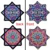 Flowstars Beginner Spinnings Cloth, Fun & Challenging, Easy to Rotate, Sided Print Fingertip Rotating Juggling Toy, Vibrant Patterns for Party Beginners (C) view 2