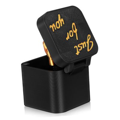 Abaodam Funny Middle Finger Box Prank Adults Plastic with Hand Gesture Novelty Christmas Stocking Stuffer and Birthday for Men and Women