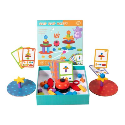 Wooden Building Blocks Fine Motor Skill Party Supplies Kids