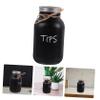 Abaodam Glass Piggy Bank for Adults Mason Jar Money Saving Container Capacity Glass Coin Storage Box for Home Cafe Restaurant Tips and Savings Easy to Clean and Practical Decor view 2