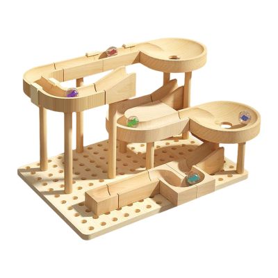 Wxqbjtam Wooden Marble Activities, Style B