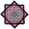 Flowstars Beginner Spinnings Cloth, Fun & Challenging, Easy to Rotate, Sided Print Fingertip Rotating Juggling Toy, Vibrant Patterns for Party Beginners (F) view 1